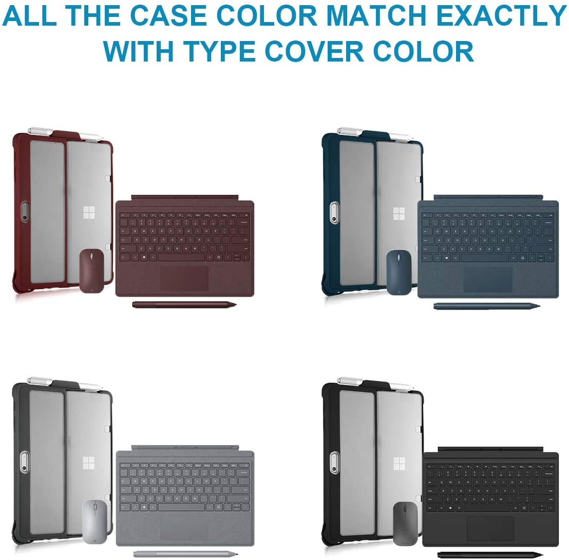 Shockproof TPU Rugged Stand Protective Covers with Kickstand Case for Microsoft Surface Go1/Go2 / Go3 2021